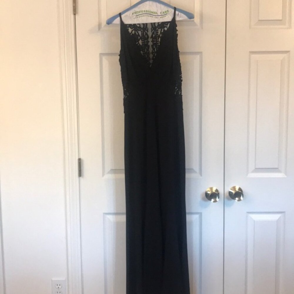 Long black formal dress